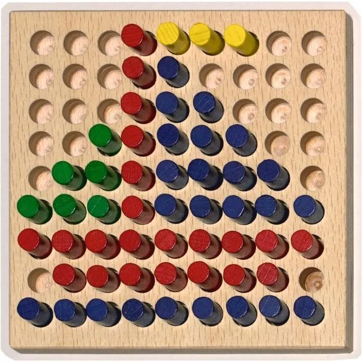 Haba Colorful Peg Board Set