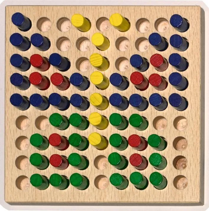 Haba Colorful Peg Board Set