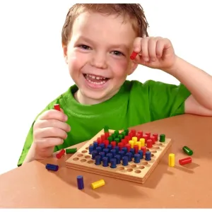 Haba Colorful Peg Board Set