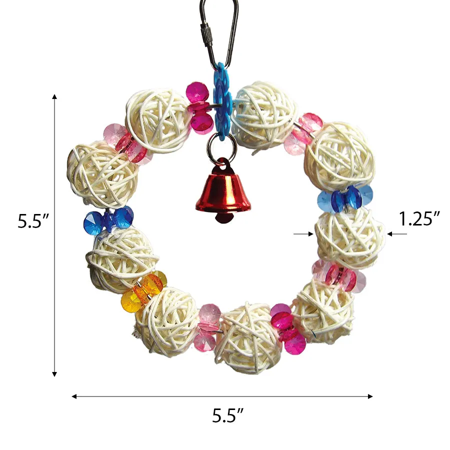 Happy Beaks Munch Ball Swing