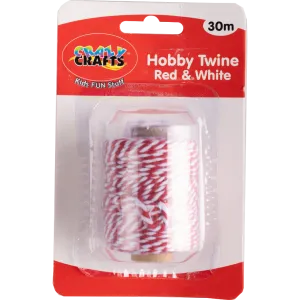 Hobby Twine - Red and White