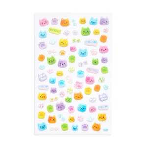 Itsy Bitsy Stickers - Colorful Cats