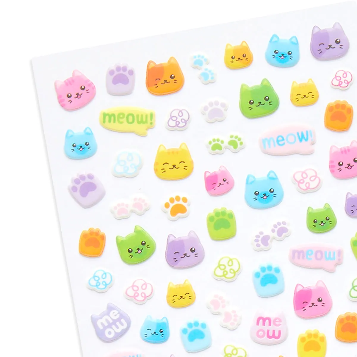 Itsy Bitsy Stickers - Colorful Cats