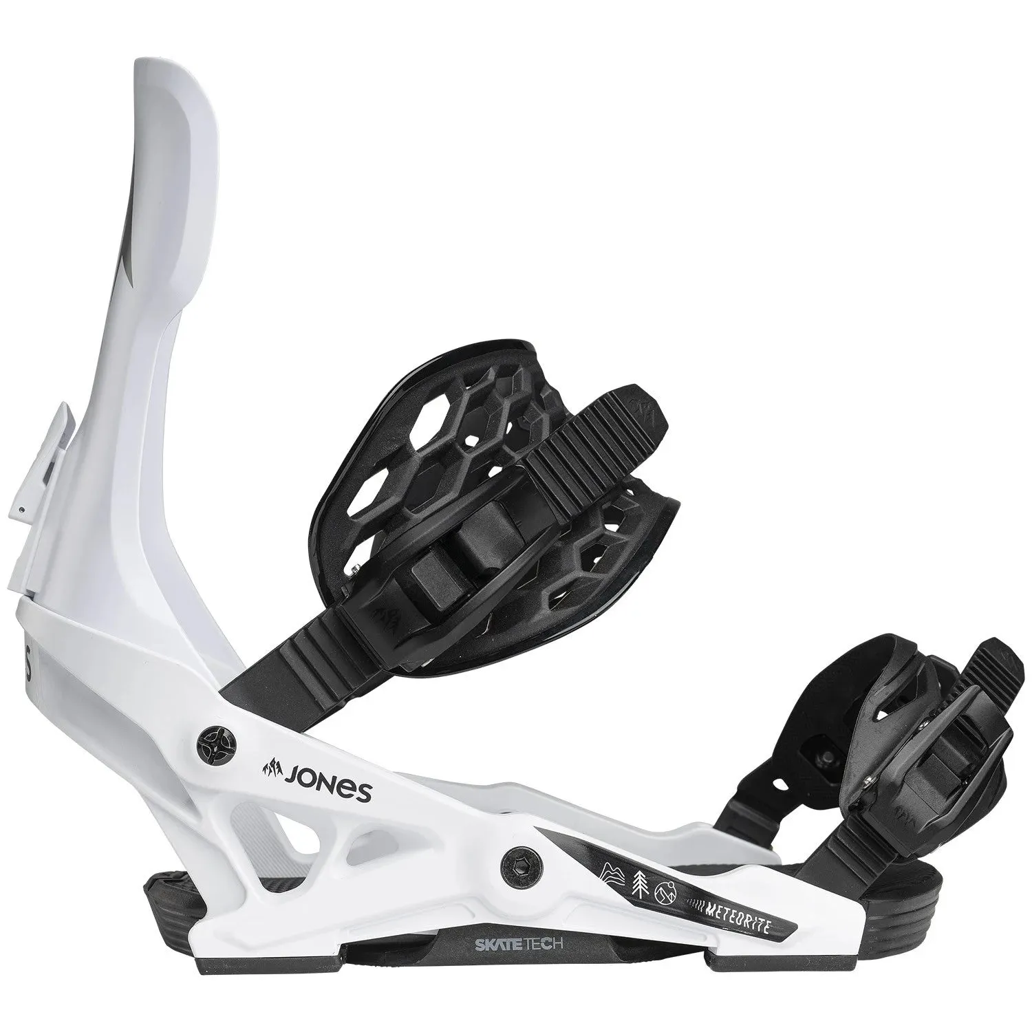 Jones Meteorite Snowboard Bindings Mens 2025 Snow White