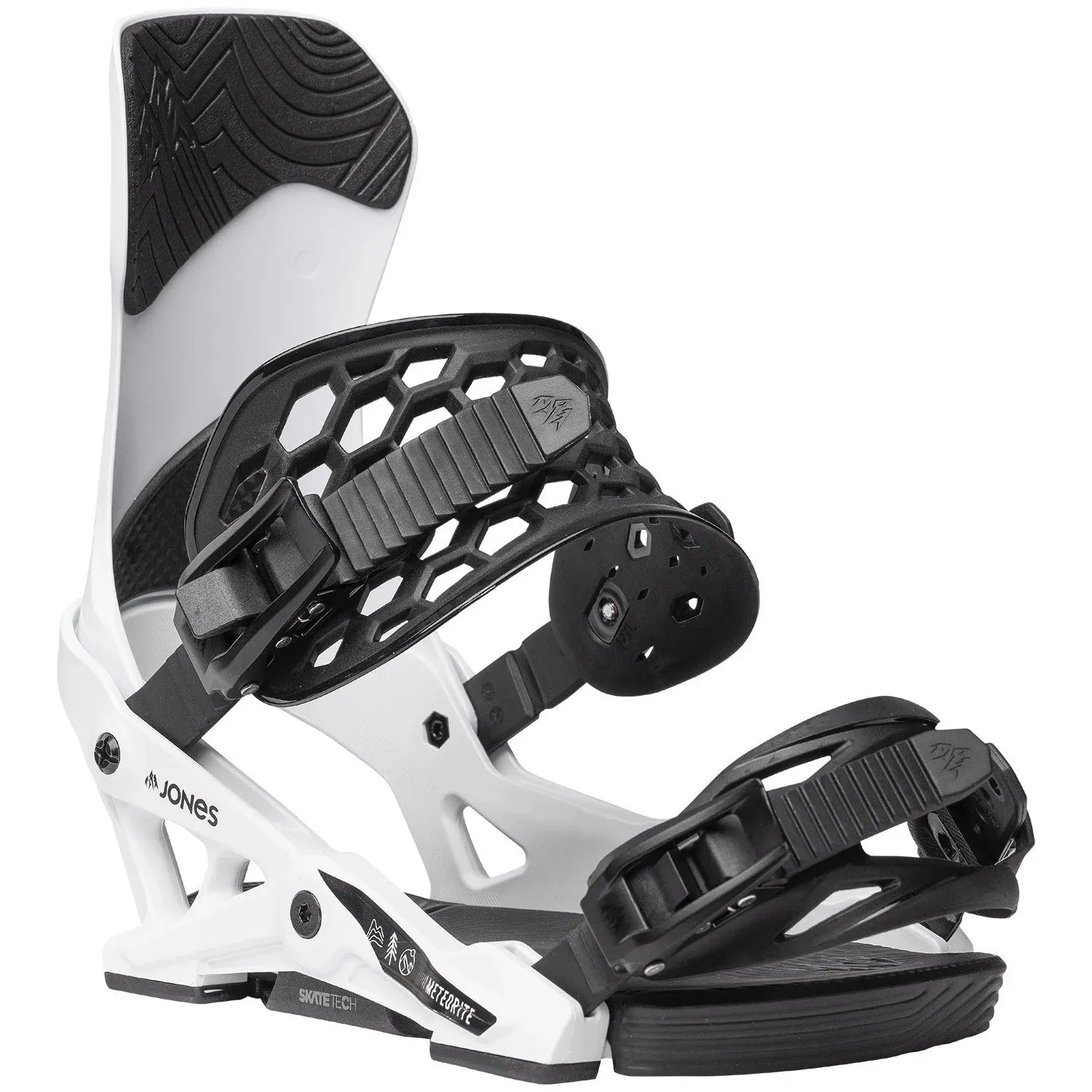 Jones Meteorite Snowboard Bindings Mens 2025 Snow White