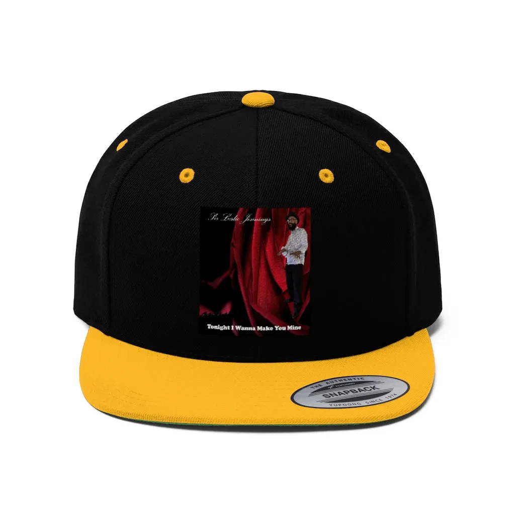 M.U.S.I.C. World HQ Unisex Flat Bill Hat
