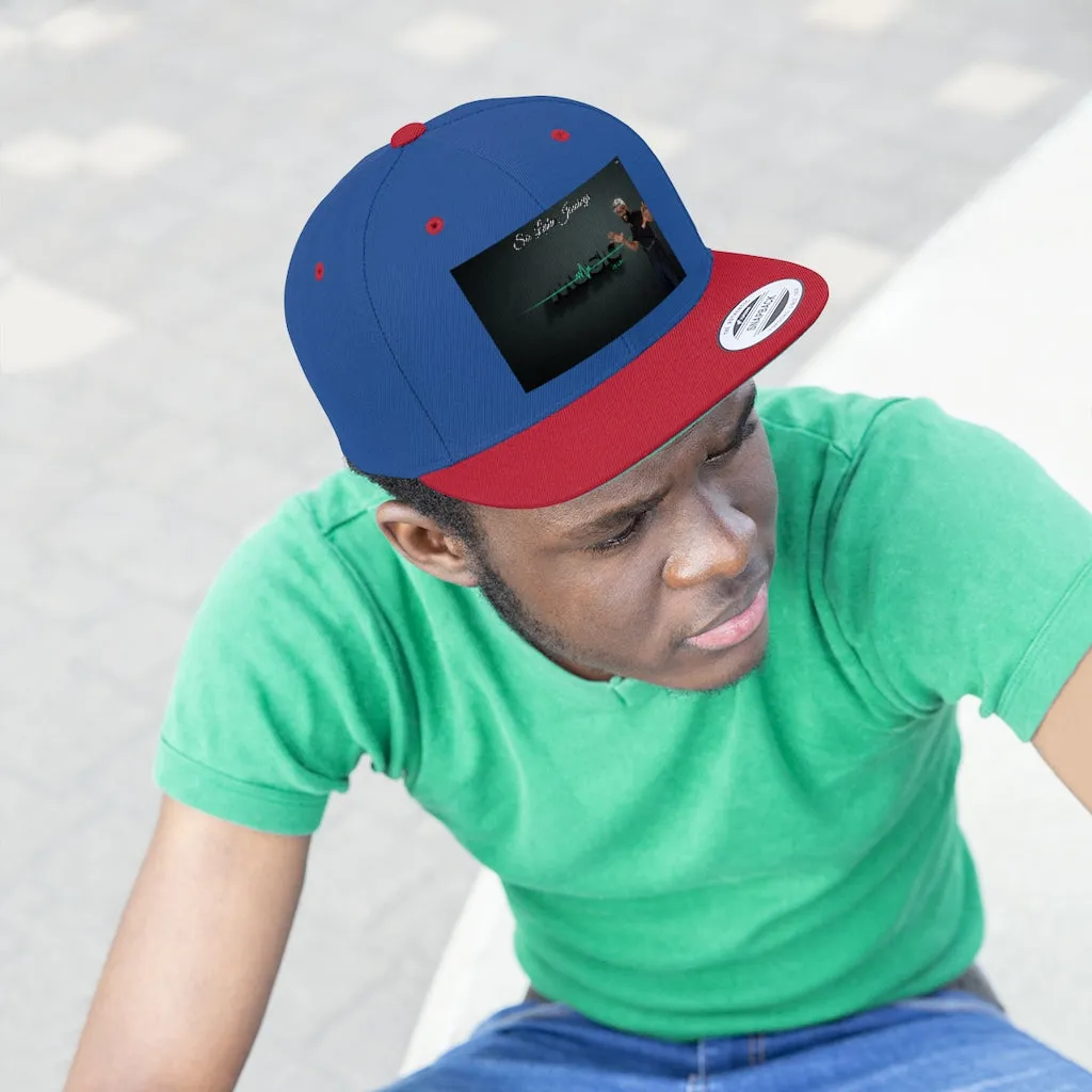 M.U.S.I.C. World HQ Unisex Flat Bill Hat