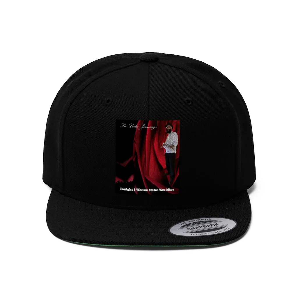 M.U.S.I.C. World HQ Unisex Flat Bill Hat