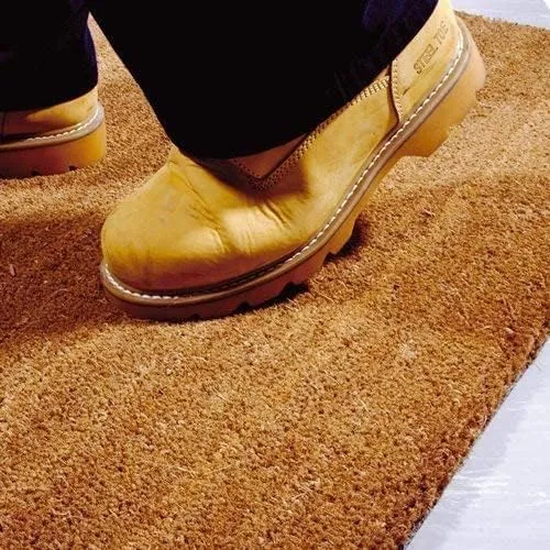 Natural Coconut Coir Entrance Matting - 1m or 2m Width