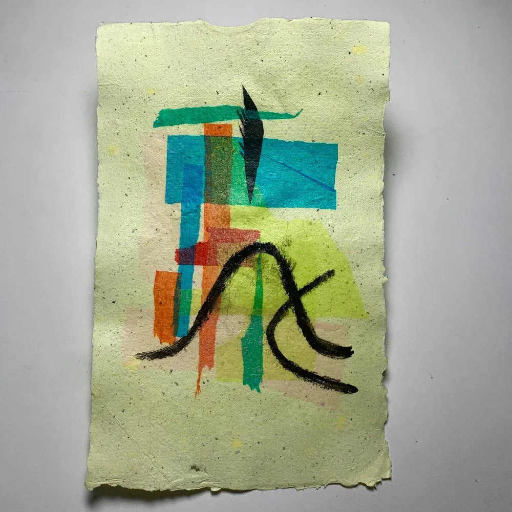 Original Ink and tissue drawings