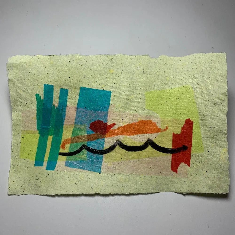 Original Ink and tissue drawings
