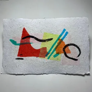Original Ink and tissue drawings