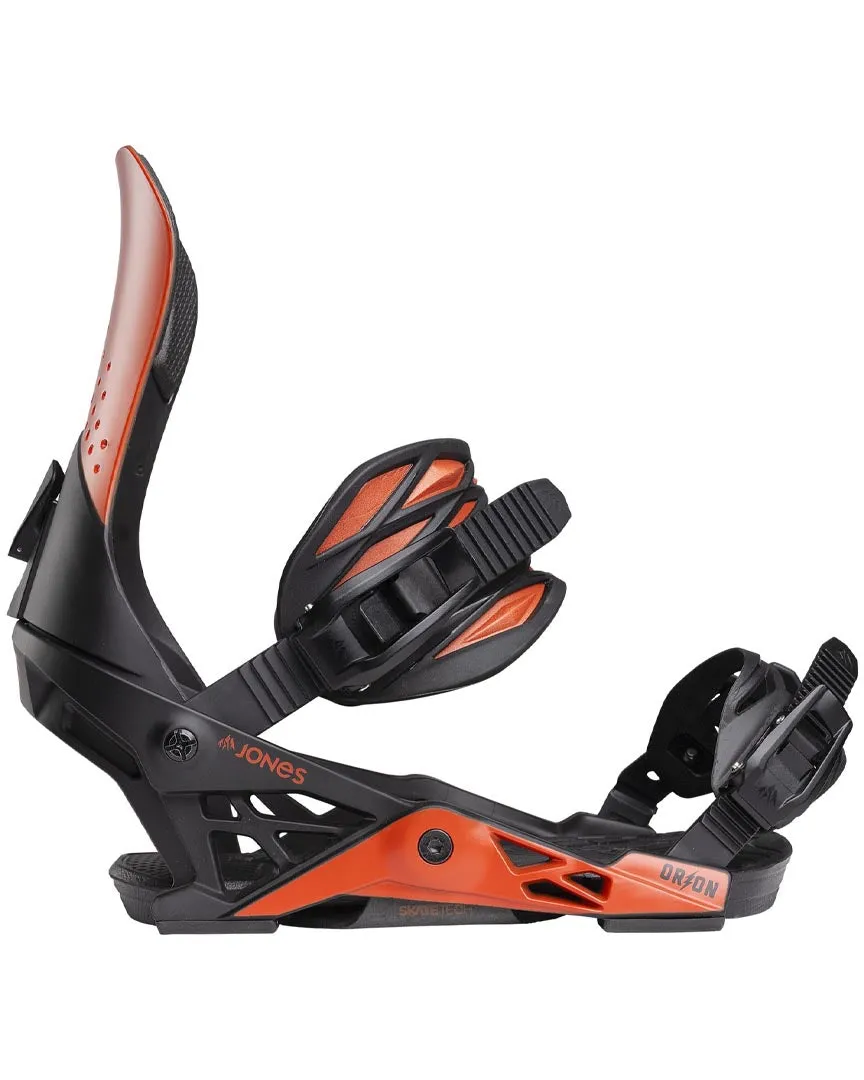 Orion Snowboard Bindings - Safety Red 2025