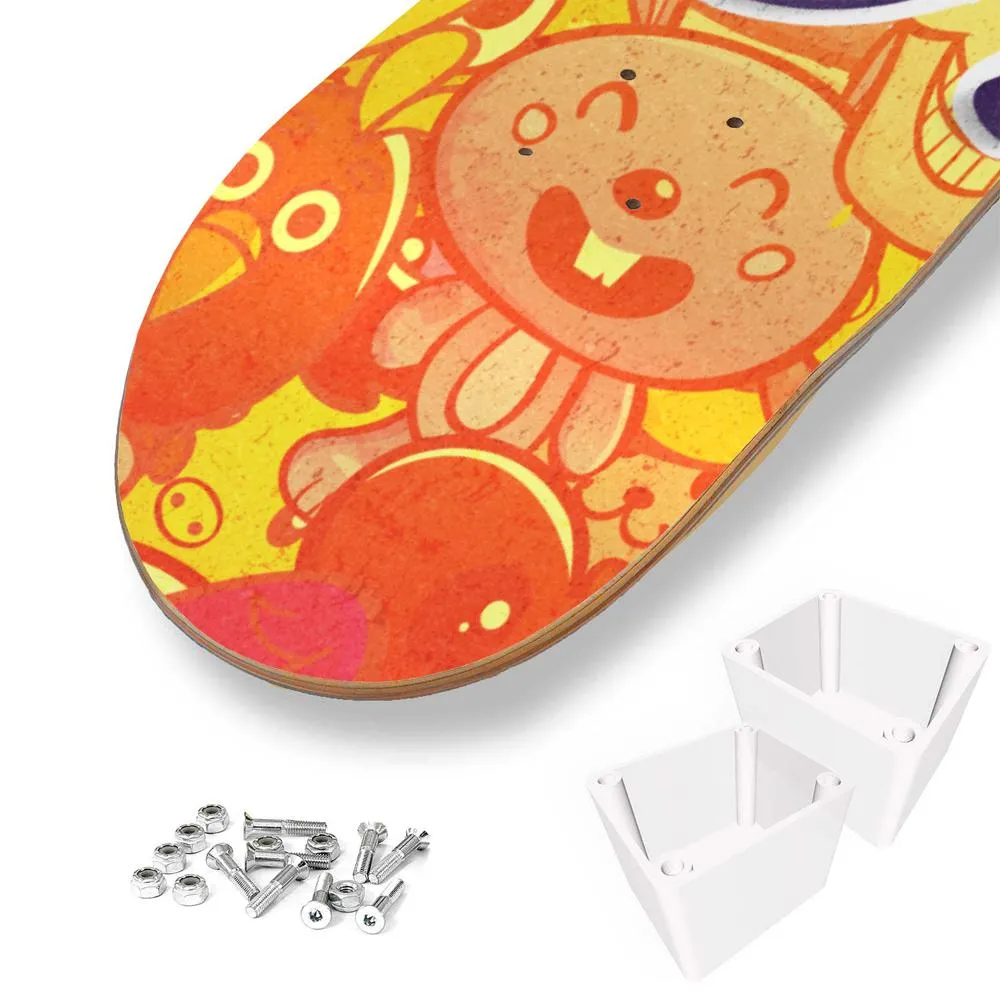 Personalized Awesome Graffiti Skateboard Wall Art