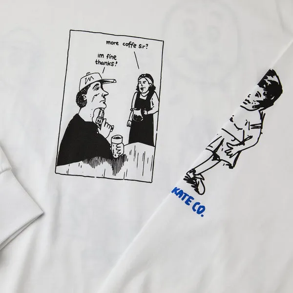 Polar Skate Co Year 2020 LS T-Shirt - White