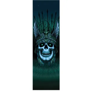 Powell Peralta Anderson Green Skull Grip Tape Sheet 9” x 33”
