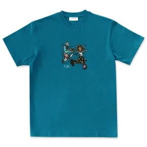 Skate Cafe Dancing T-Shirt - Teal