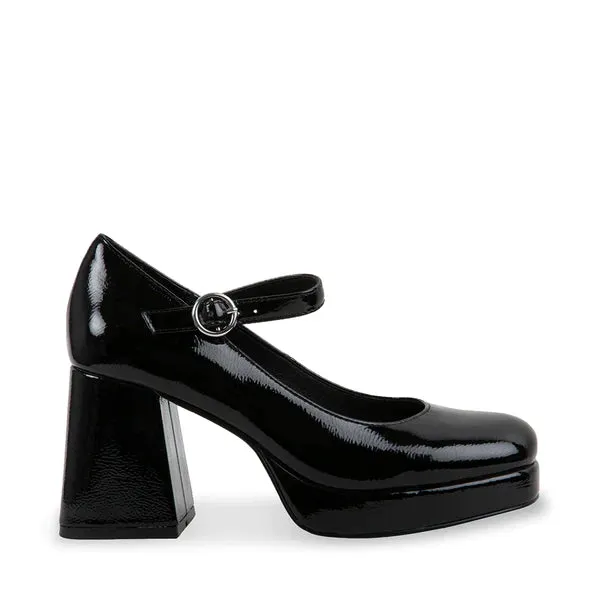 The Mingle Black Patent Mary Janes
