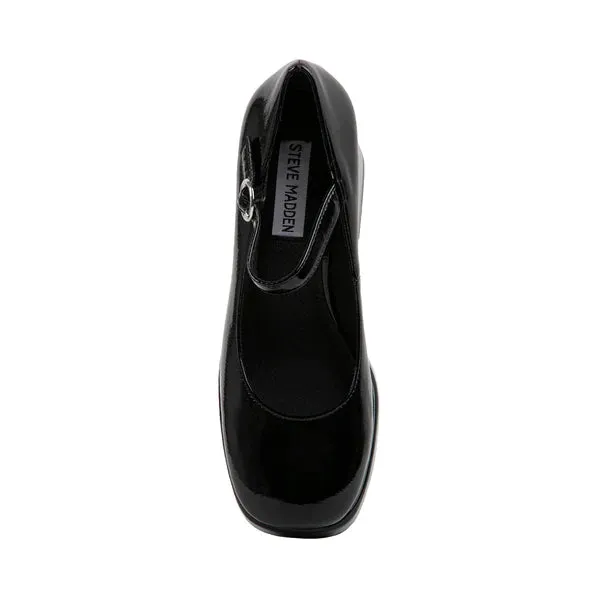 The Mingle Black Patent Mary Janes