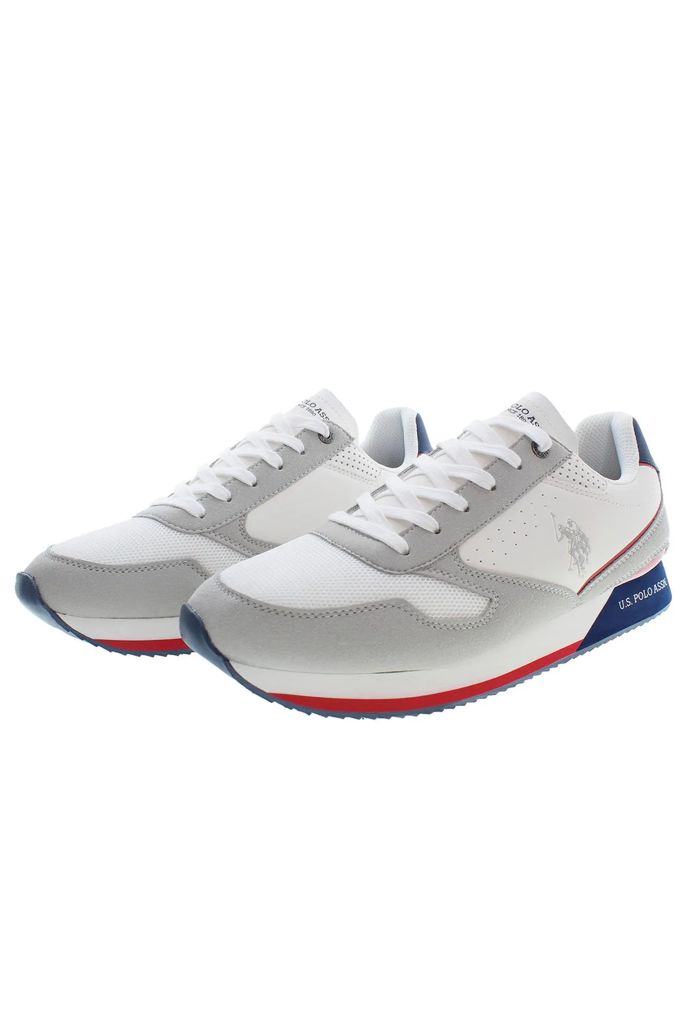 US POLO BEST PRICE WHITE MEN'S SPORT SHOES