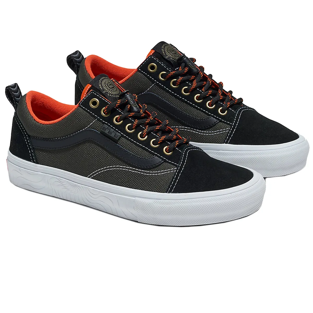 Vans Skate Old Skool x Spitfire - Black/Orange