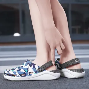 Women Slippers Summer Clogs Hollow Outdoor Pool Sandals Garden Beach Shoes Water Shower Flip Flops Lightweight Message Mules