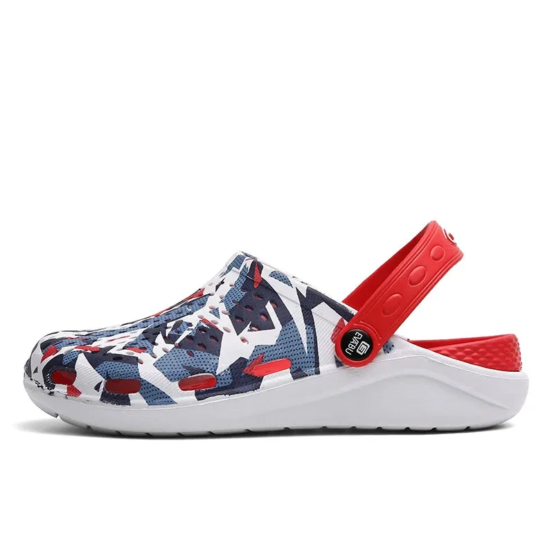 Women Slippers Summer Clogs Hollow Outdoor Pool Sandals Garden Beach Shoes Water Shower Flip Flops Lightweight Message Mules