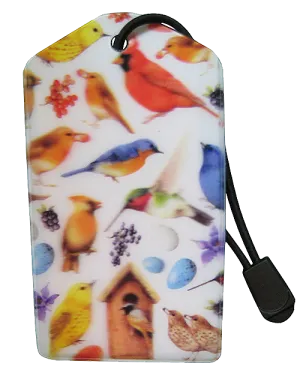 z Luggage Tag: Birds